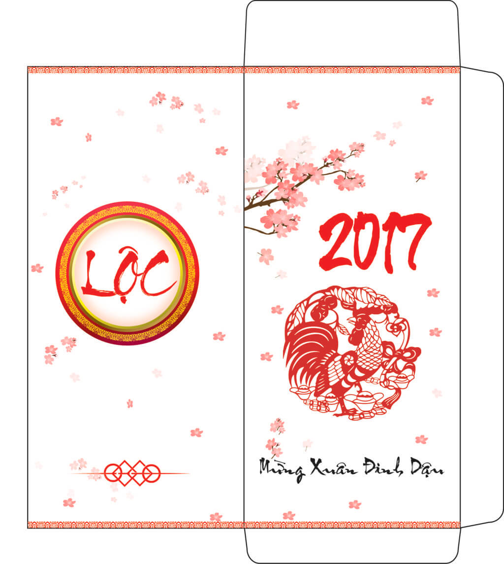 mẫu bao lì xì đẹp