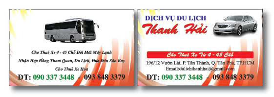 mẫu card xe đẹp