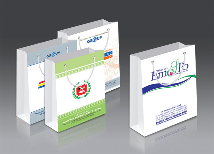 in túi giấy đựng quà tặng