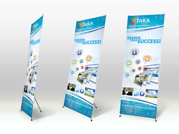 mẫu standee giá rẻ