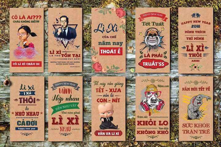 bao lì xì tết đẹp cho năm mới