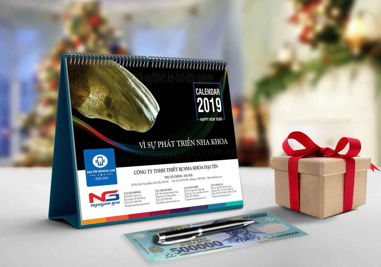 mẫu thiết kế lịch độc quyền lịch để bàn