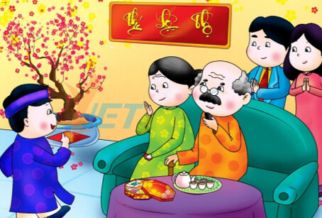 tặng bao lì xì