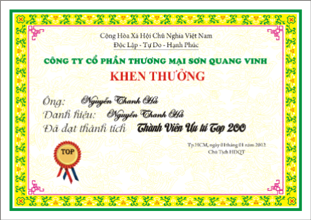 Hình ảnh cho bài viết In nhanh giấy khen bằng khen
