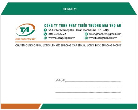 Hình ảnh cho bài viết Những cách in phong bì đạt tiêu chuẩn