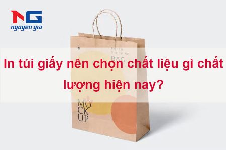 Hình ảnh cho bài viết In túi giấy nên chọn chất liệu gì chất lượng hiện nay? 
