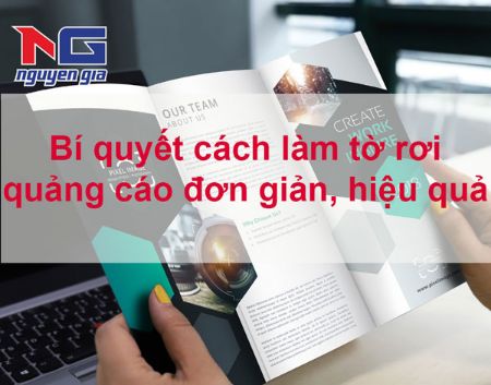 Hình ảnh cho bài viết Cách tạo in tờ rơi quảng cáo đơn giản, hiệu quả