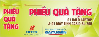 Hình ảnh của In phiếu quà tặng