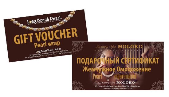 Hình ảnh của In phiếu quà tặng, tích điểm