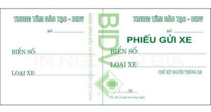 Hình ảnh của In vé xe, vé mời