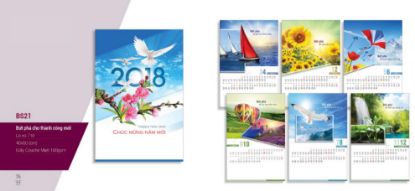 Hình ảnh của in lịch tết lò xo 7 tờ