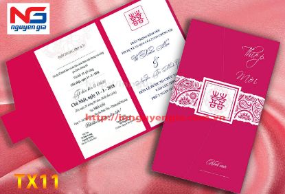 Hình ảnh của In nhanh thiệp cưới phong cách