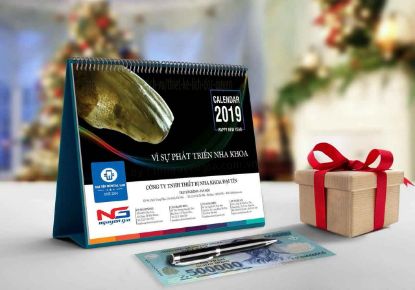 Hình ảnh của mẫu in lịch tết 2019 - thiết kế lịch độc quyền để bàn