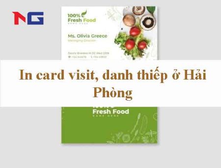 Hình ảnh cho bài viết In card visit, danh thiếp ở Hải Phòng