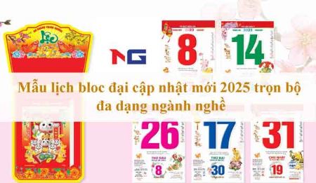 Hình ảnh cho bài viết Mẫu lịch bloc đại cập nhật mới 2026 trọn bộ