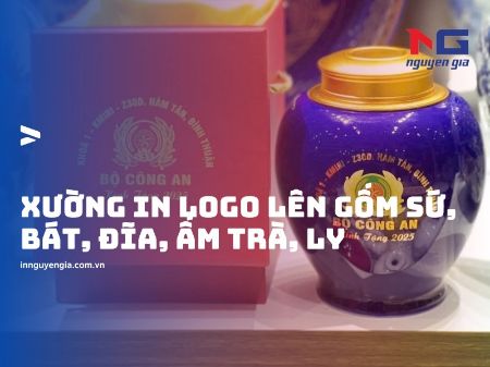 Hình ảnh cho bài viết Xường in logo lên gốm sứ, bát, đĩa, ấm trà, ly