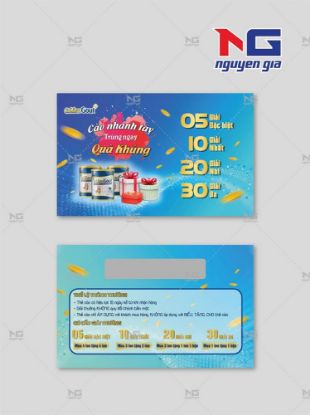 Hình ảnh của Mẫu thẻ cào cho siêu thị và bé