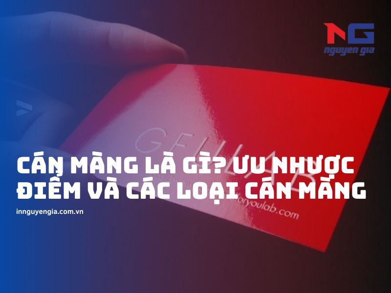 Cán màng là gì? Ưu nhược điểm và các loại cán màng hiện nay