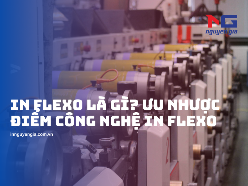 In Flexo và ưu và nhược điểm của kỹ thuật in Flexo