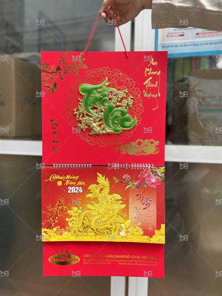 Lịch 52 tuần đẹp mẫu thực tế