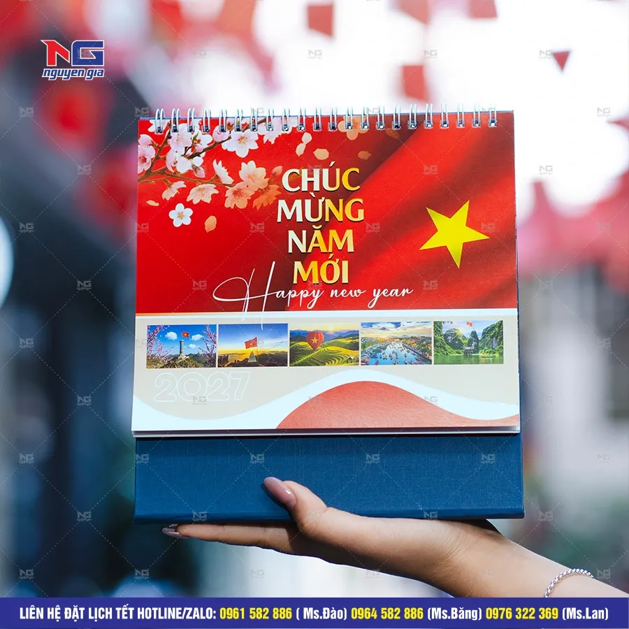Tham khảo in lịch theo phôi 2027