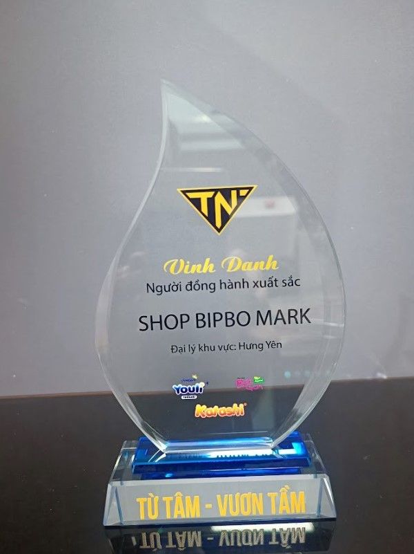 mẫu cúp pha lê