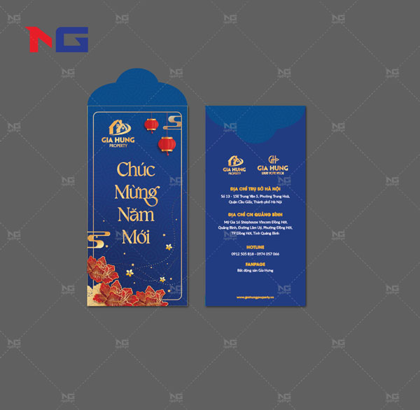 mẫu thiết kế bao lì xì đẹp