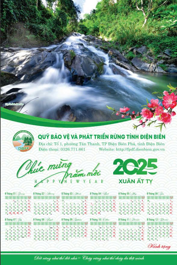 lịch 1 tờ đẹp