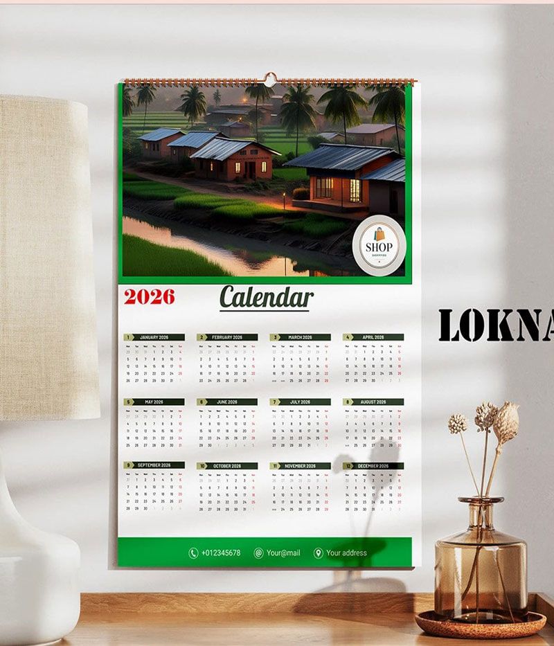 mẫu lịch 1 tờ đẹp