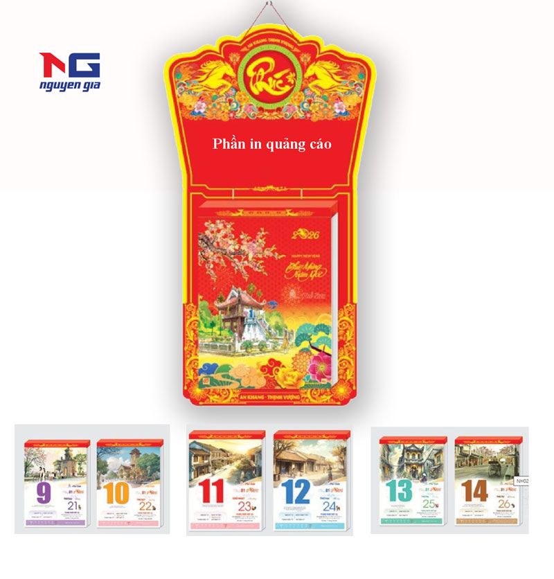 in lịch bloc Ngân Hà đẹp