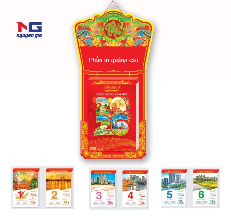 mẫu lịch bloc đẹp