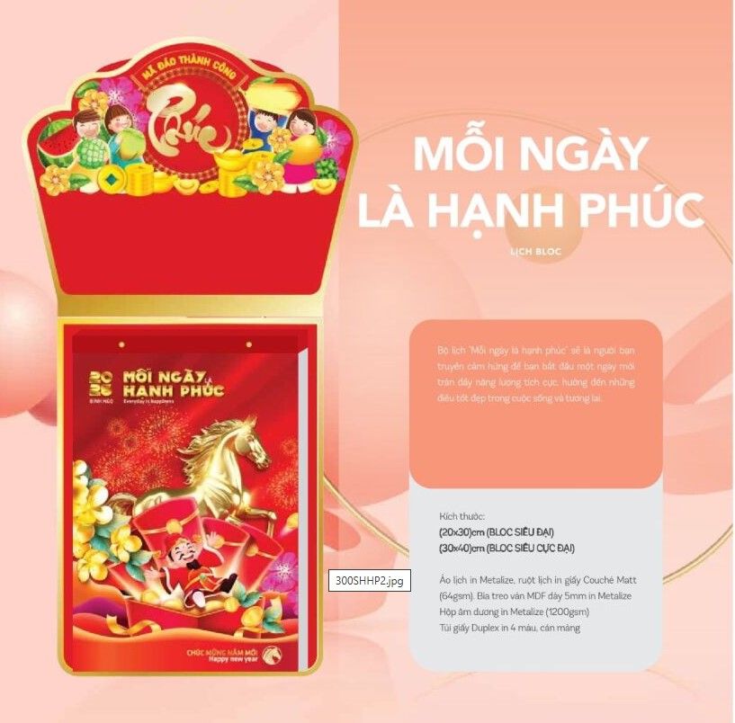 lịch bloc đẹp