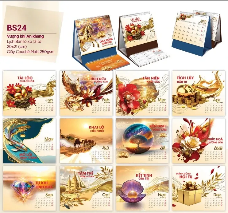 mẫu lịch bàn vượng khí an khang