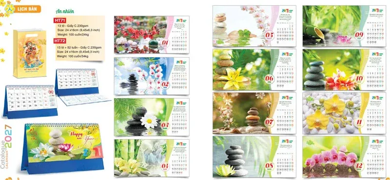 Mẫu để bàn 2027 mới được cập nhật thêm