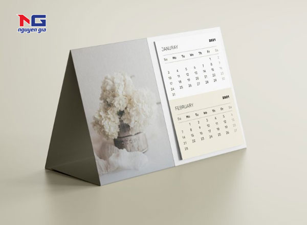mẫu lịch tết để bàn 2024