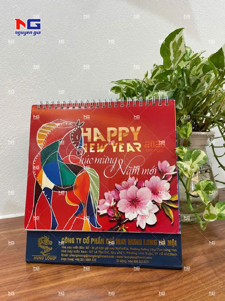 mẫu lịch tết bàn đẹp 2026