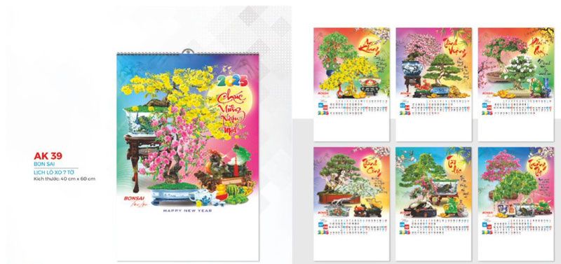 Lịch treo tường AK39