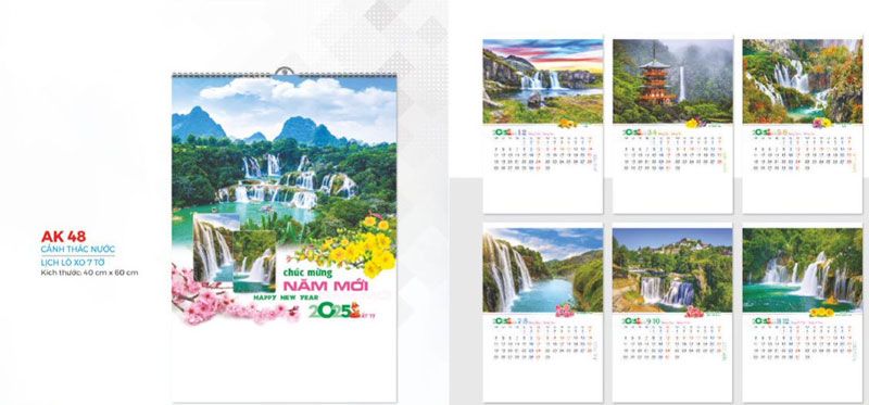 Lịch treo tường AK 48 đẹp