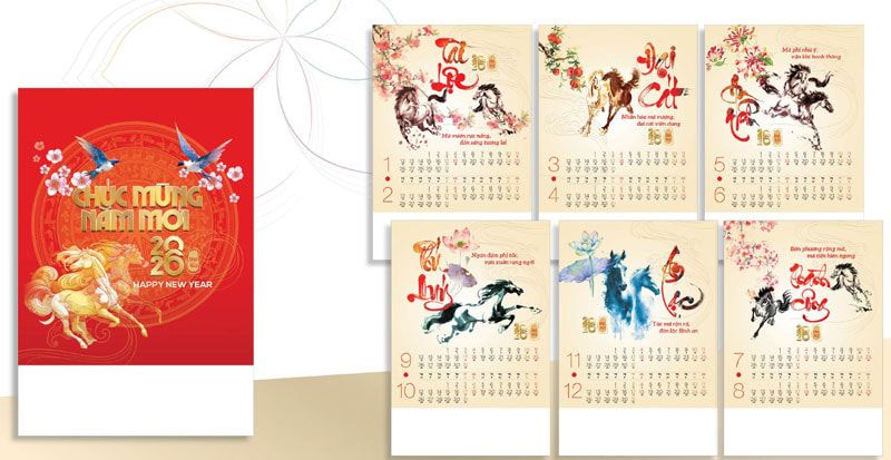 mẫu lịch treo tường 2026