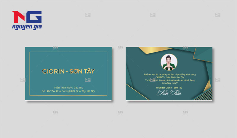 in name card đẹp