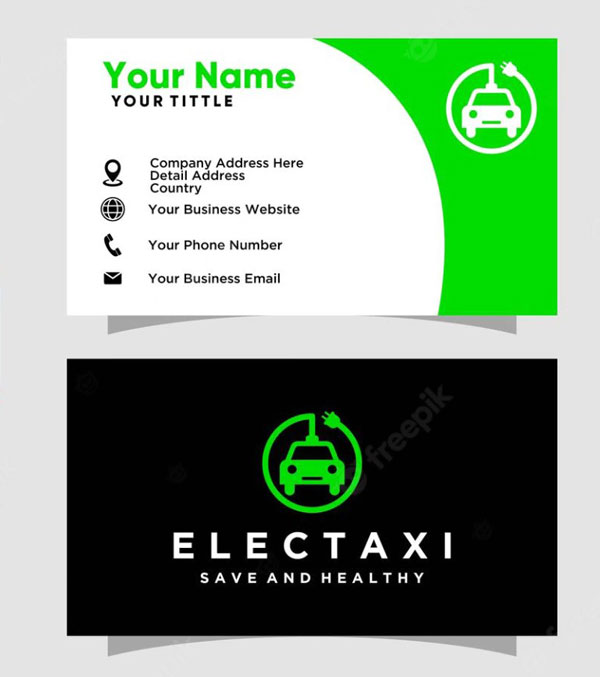 Card visit taxi