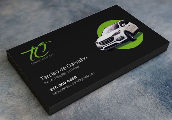 mẫu card taxi