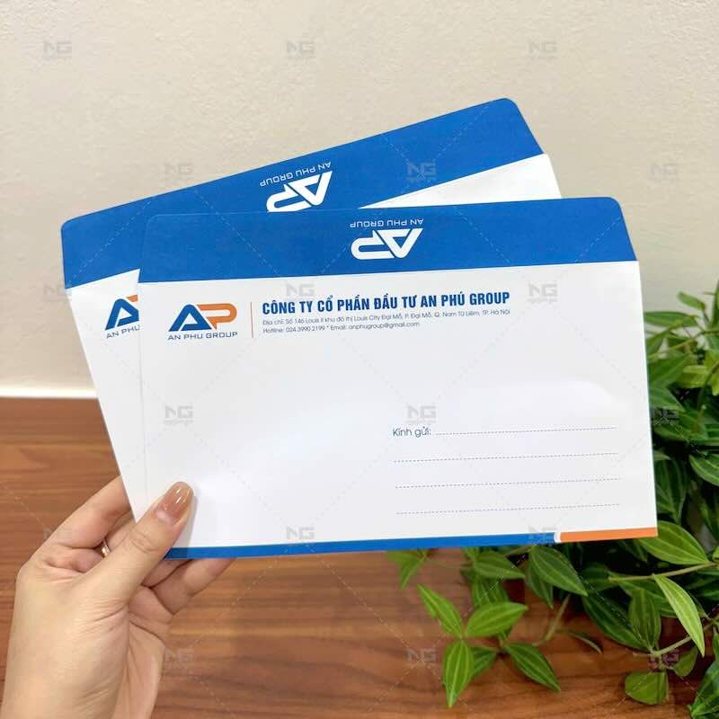 Hình ảnh thực tế các mẫu in phong bì đẹp tại In Nguyễn Gia
