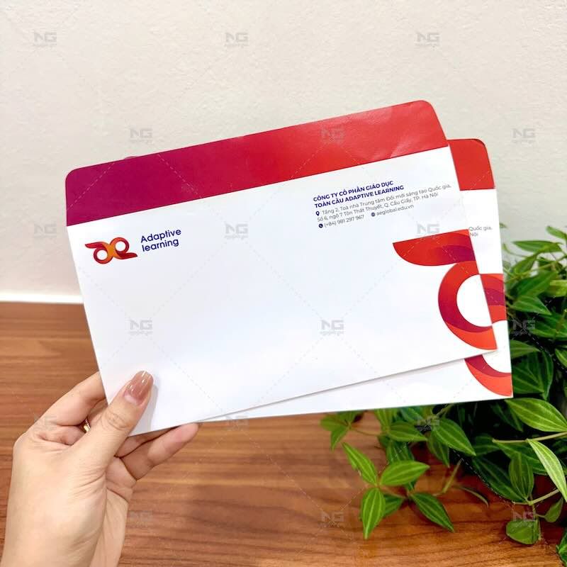 Hình ảnh thực tế các mẫu in phong bì đẹp tại In Nguyễn Gia