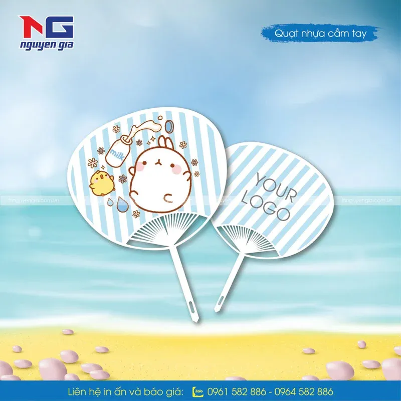 mẫu quạt quảng cáo