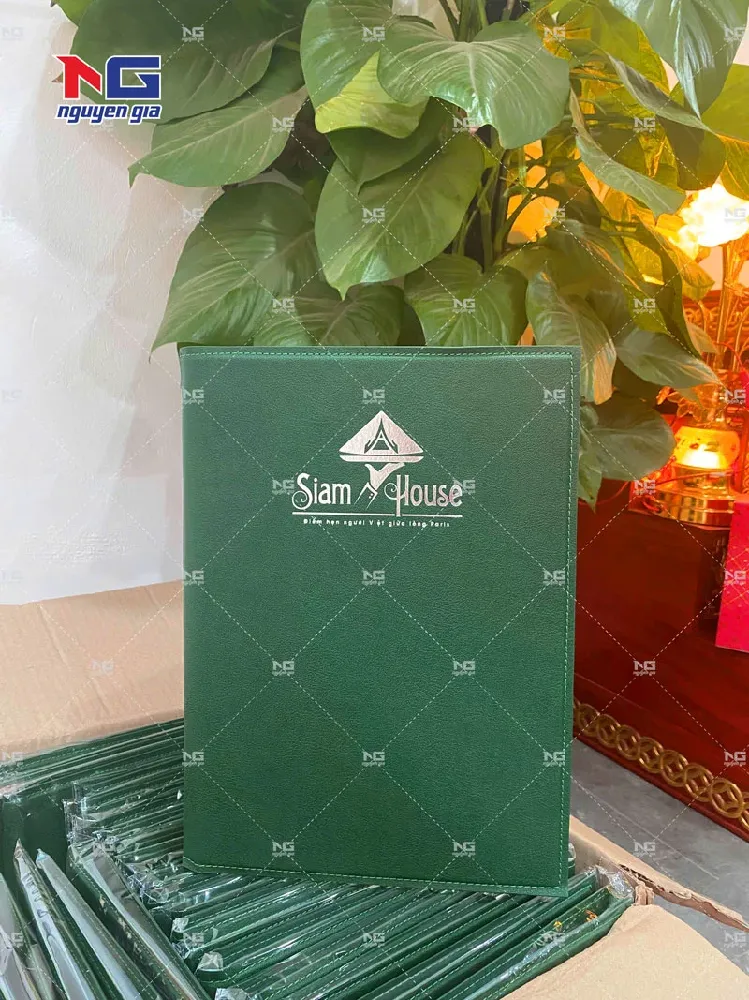 Sổ bìa da theo yêu cầu