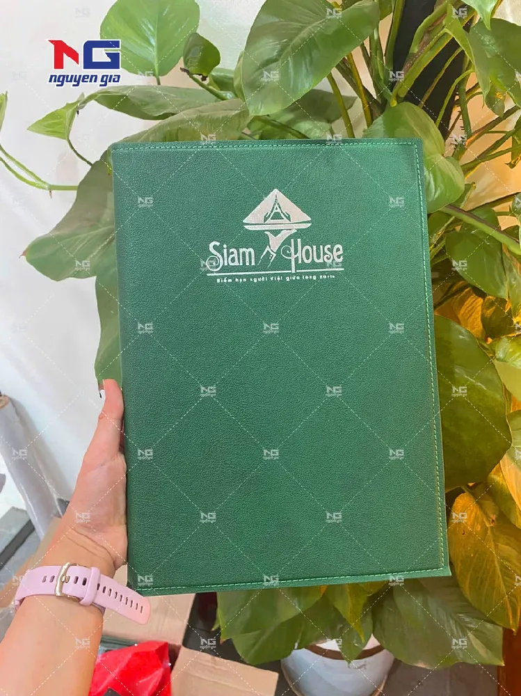 Sổ bìa da theo yêu cầu Siam House