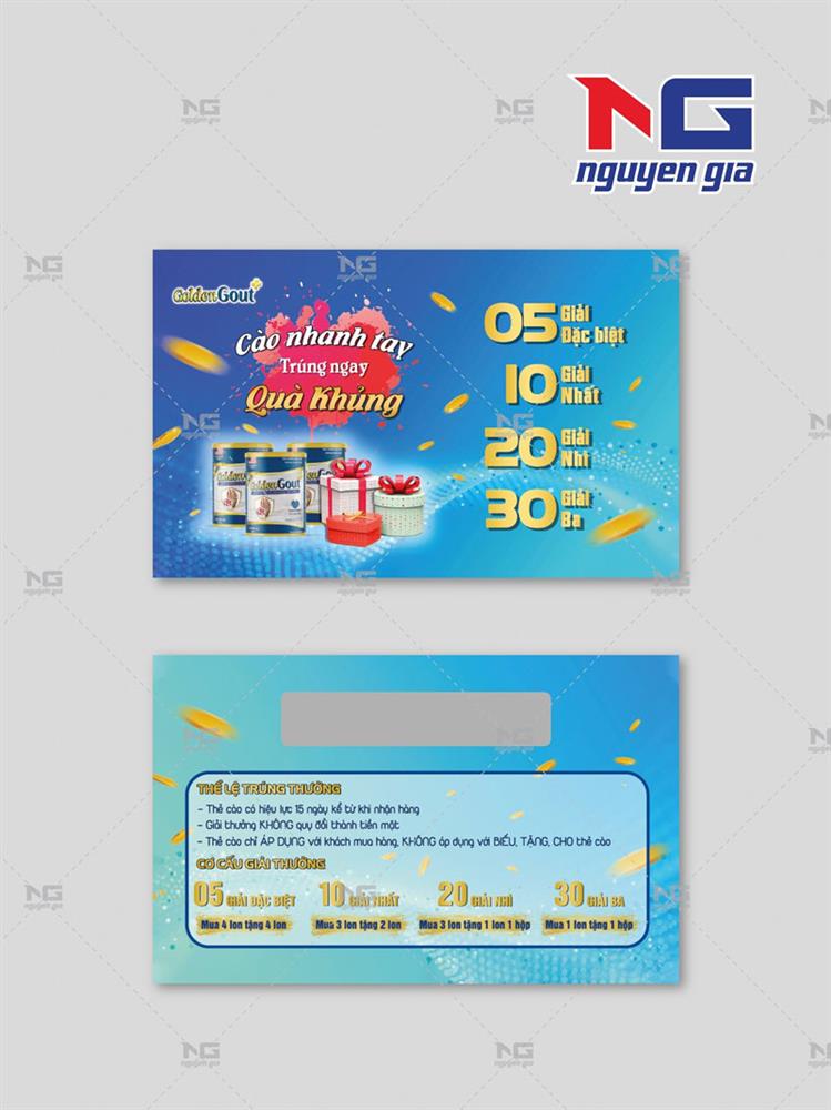 mẫu thẻ cào đẹp hiện nay