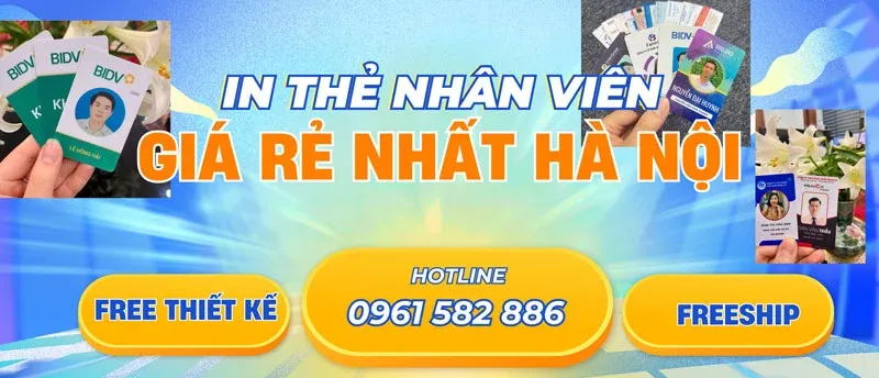 banner in thẻ nhân viên
