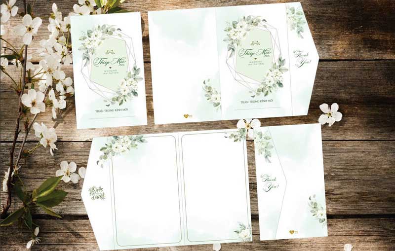 mẫu thiệp cưới Hà Nội